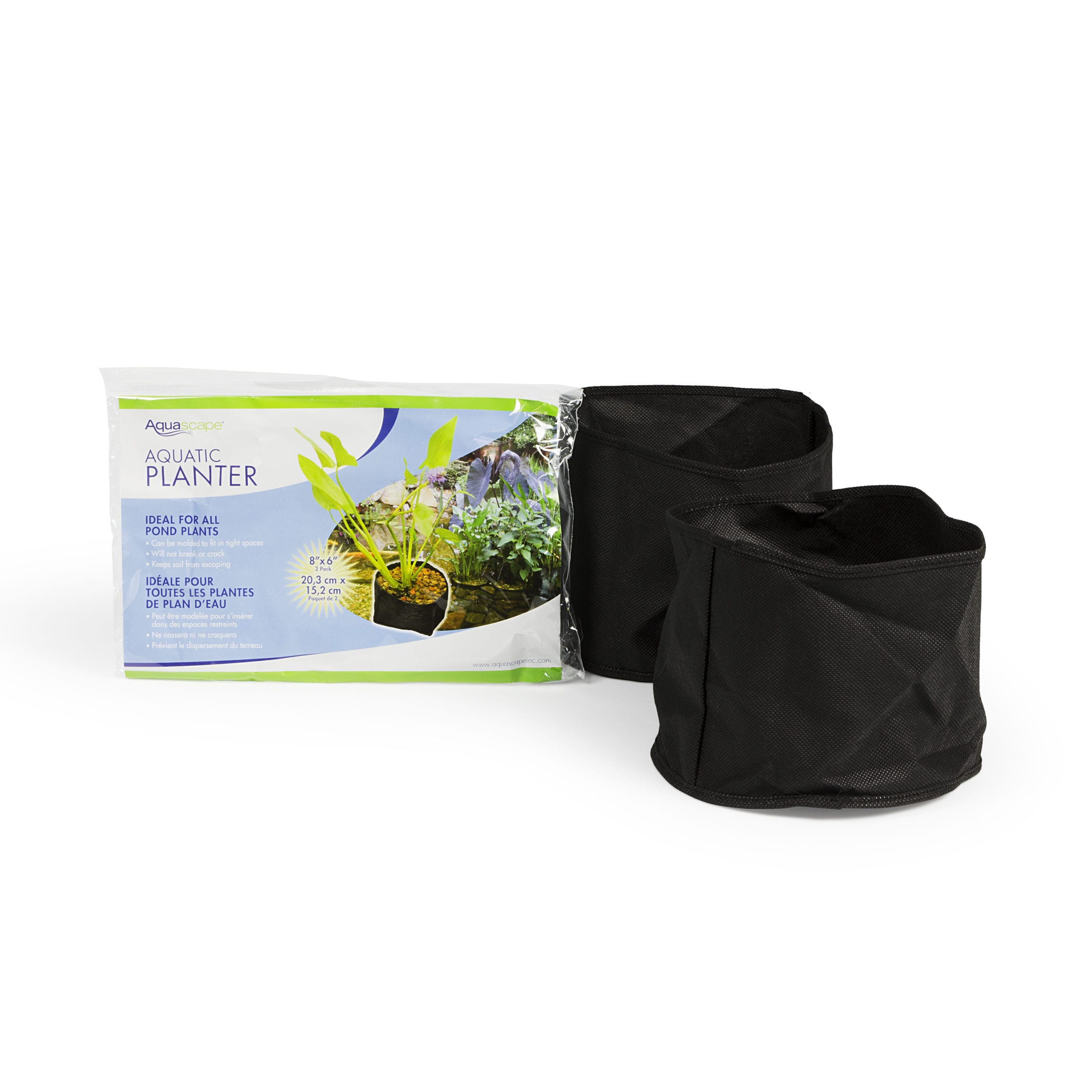 AQUATIC PLANTER 8" DIA X 6" H (QTY 2)