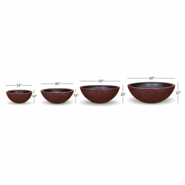 Fountain Bowls – Merlot - Image 2