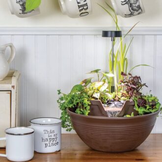 AQUAGARDEN TABLETOP FOUNTAIN KIT MOCHA