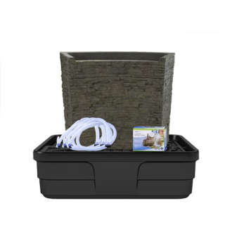 Stacked Slate Wall 32″ Landscape Fountain Kit